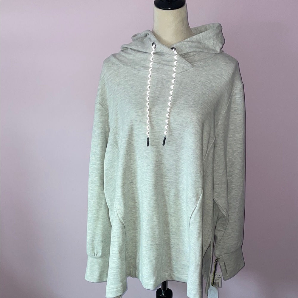 Te Verde Light Gray Women's Hoodie